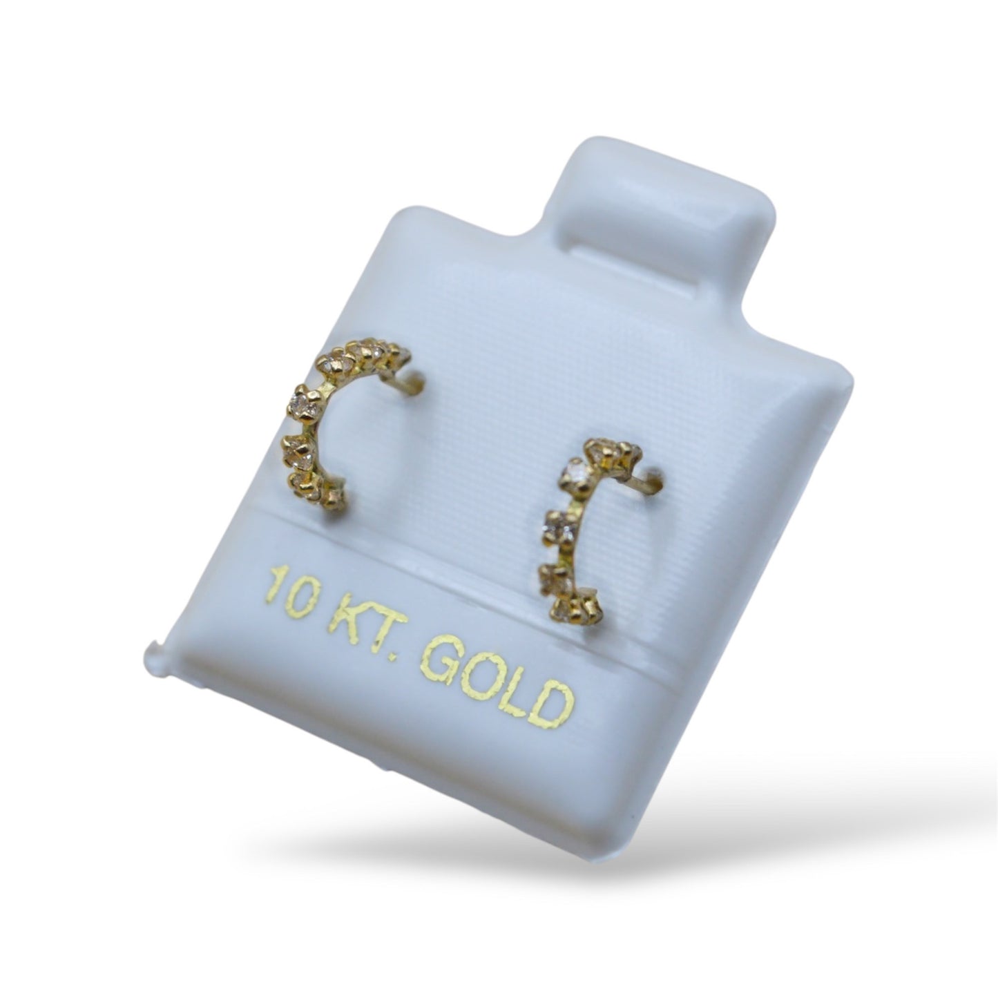 Broquel media arracada - Oro 10K