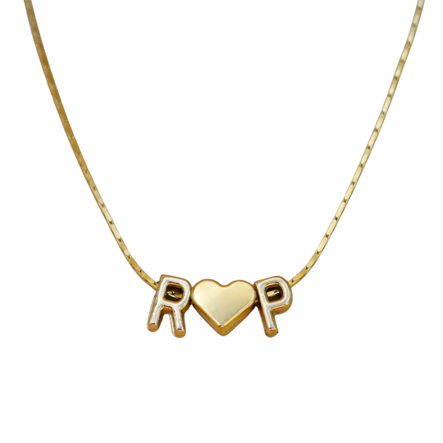 Collar personalizado love letra mini