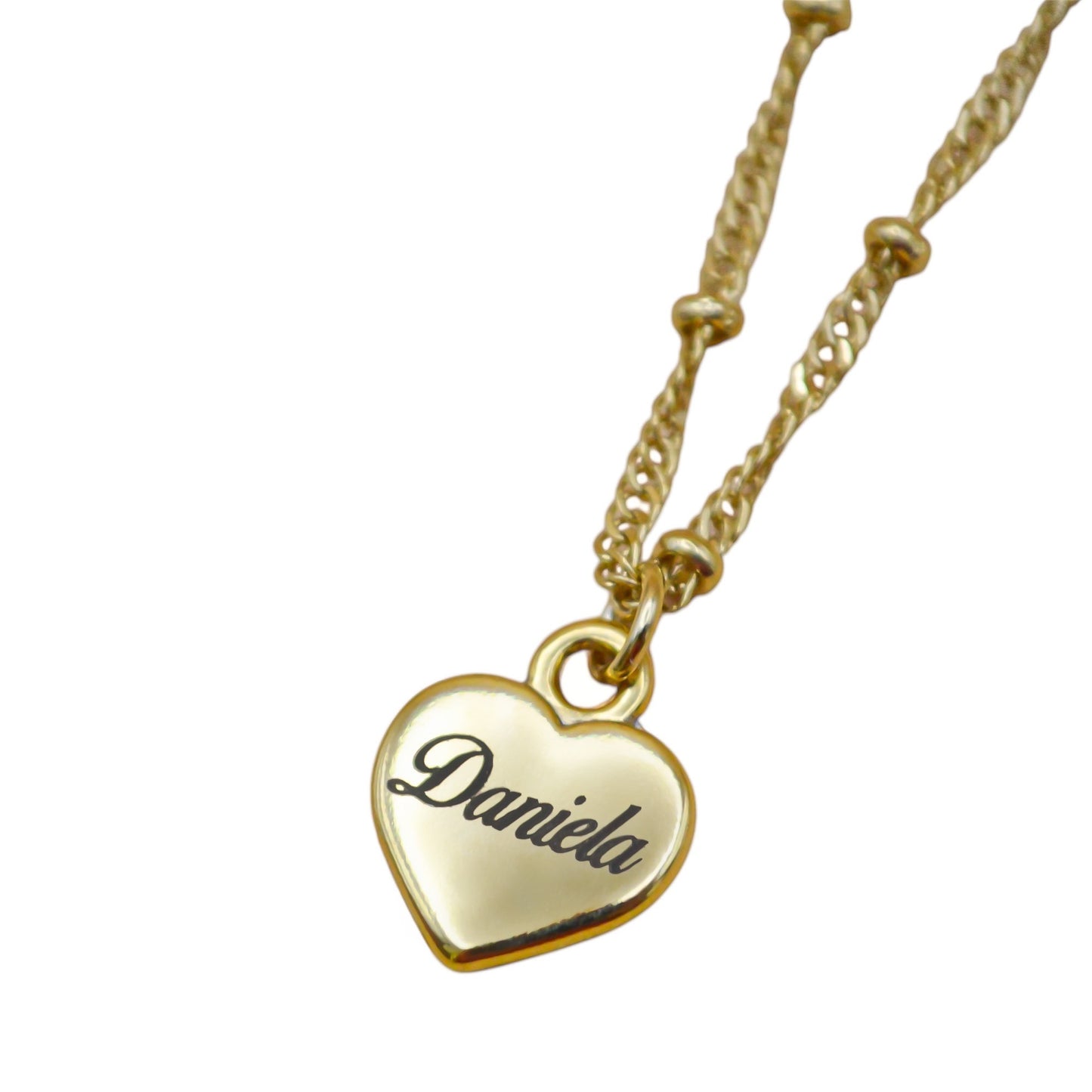 Collar personalizado corazón basic gold