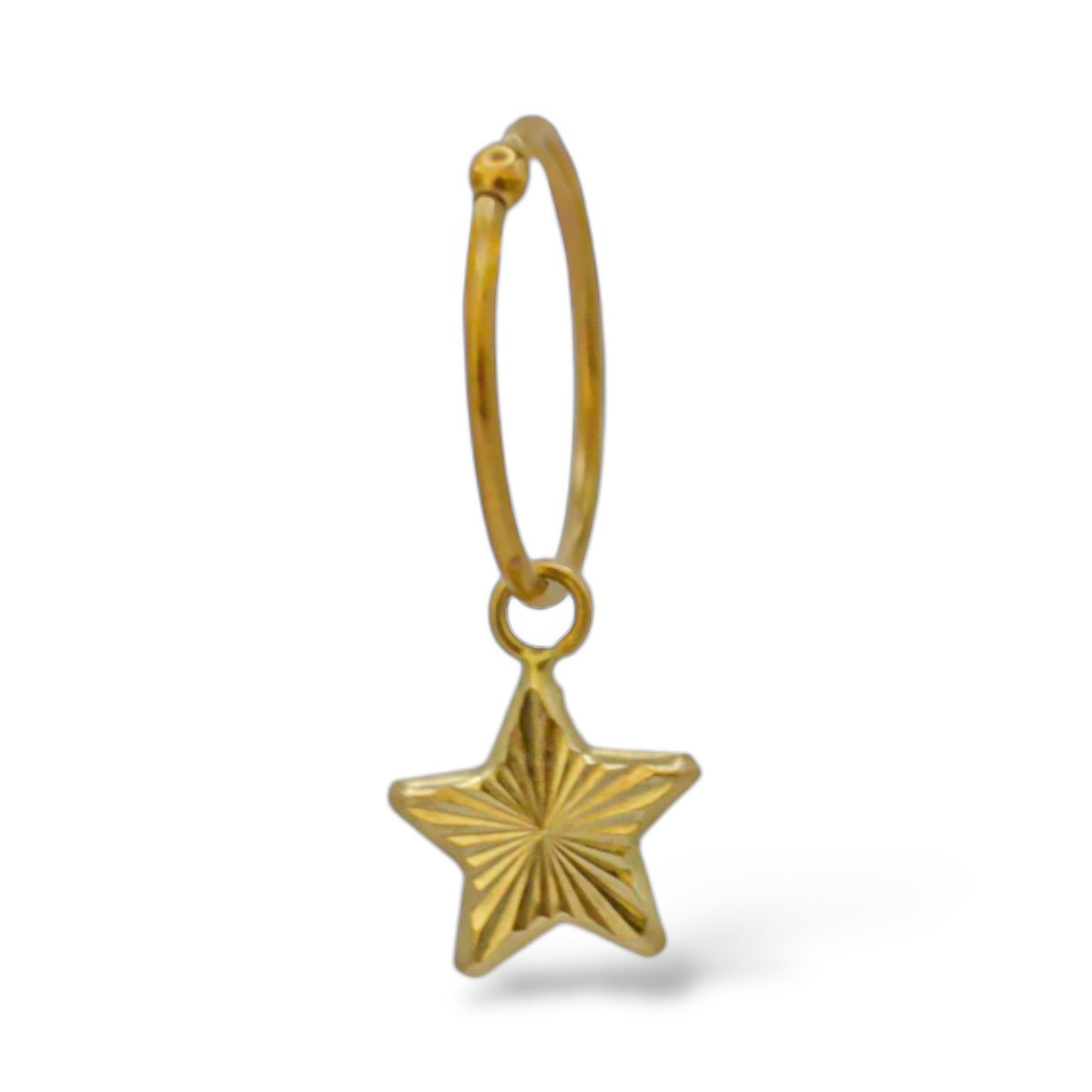 Piercing estrella diamantada - Oro 10K
