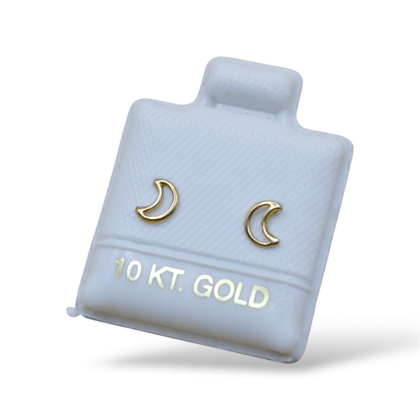 Broquel luna contorno - Oro 10K
