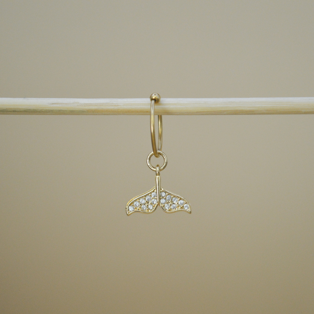 Piercing cola de sirena zirconias