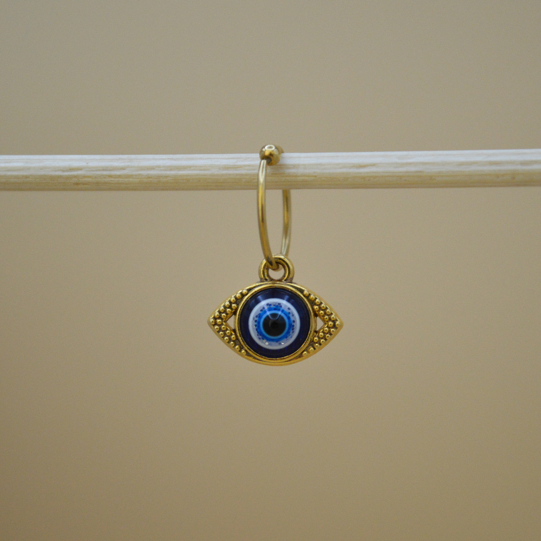 Piercing ojo turco azul mediano