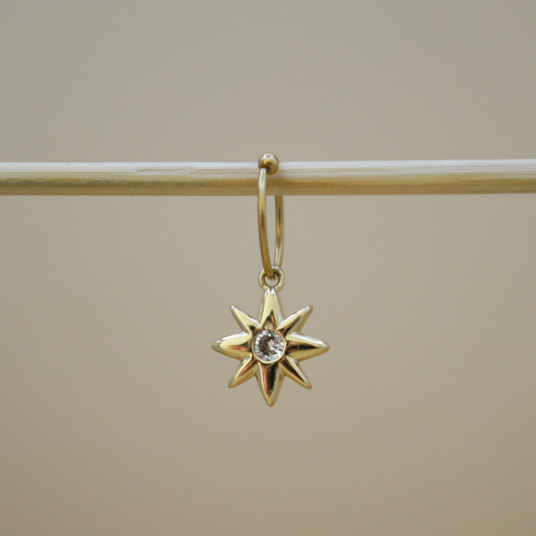 Piercing sol zirconia al centro