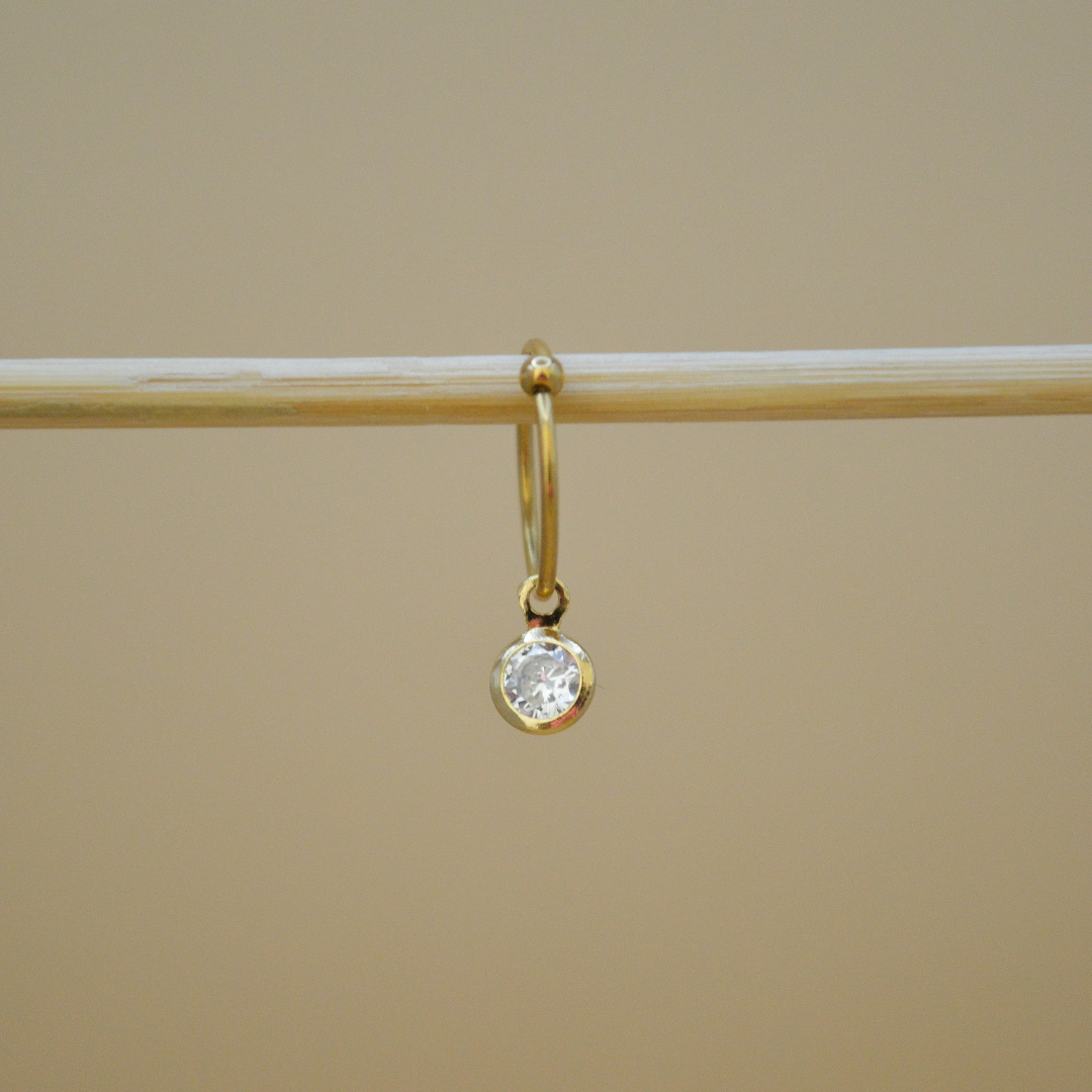 Piercing zirconia mini colgante