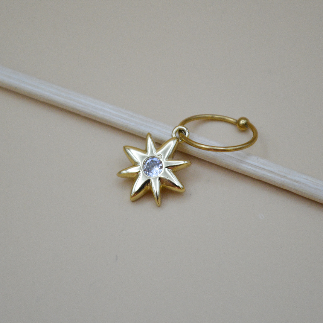 Piercing sol zirconia al centro