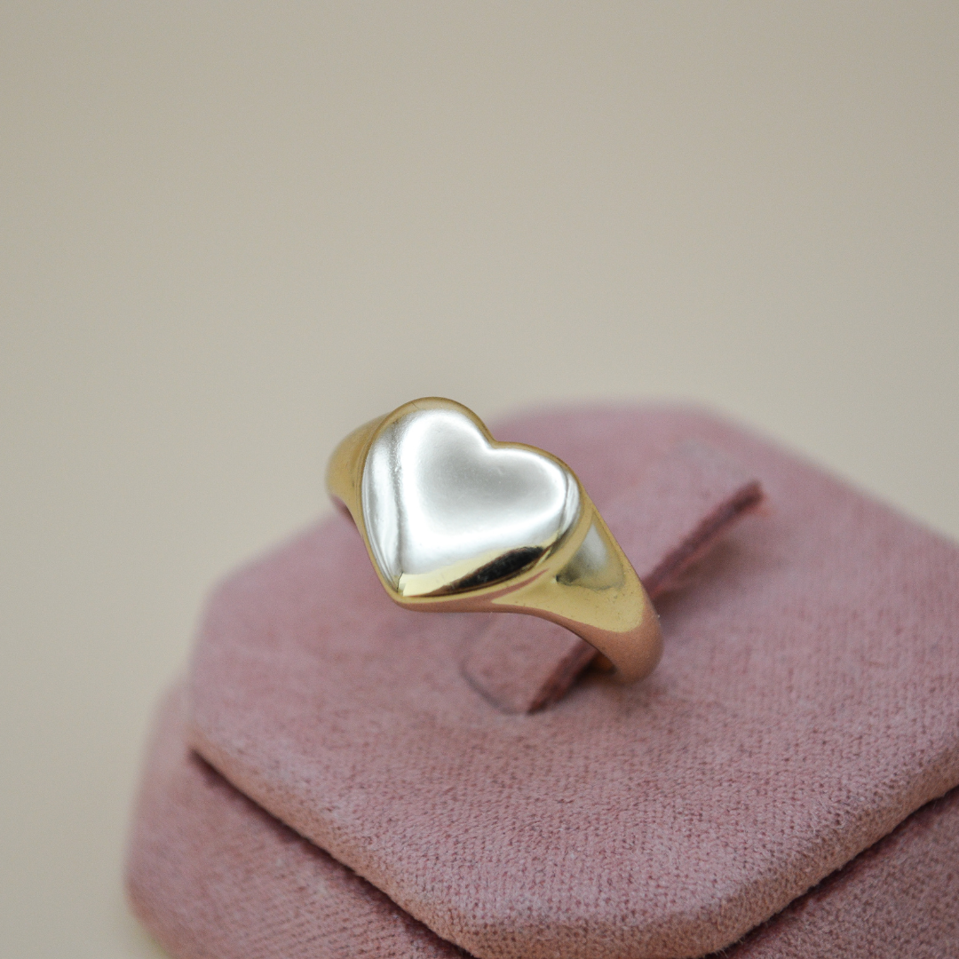 Anillo love ajustable