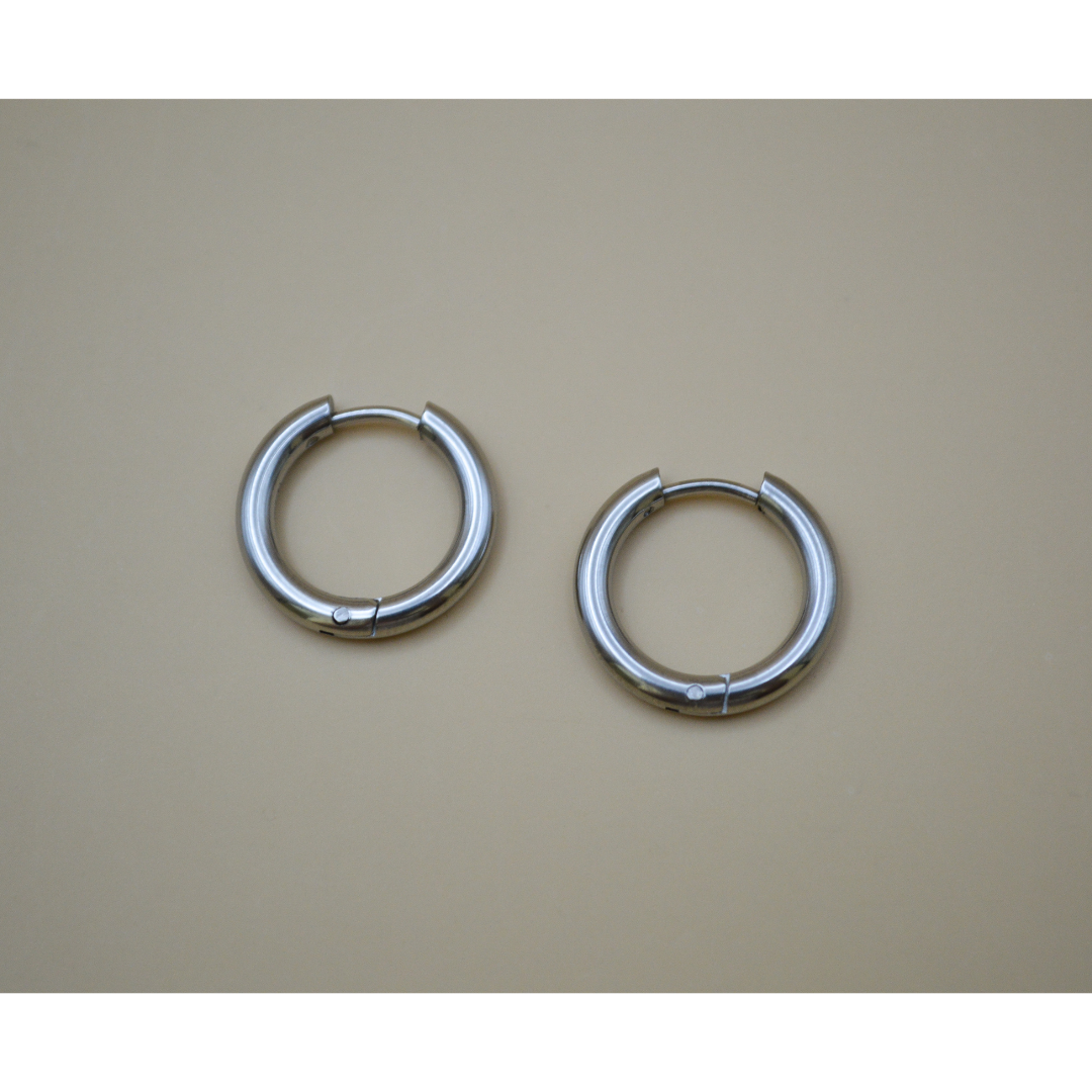 Huggies basic chico silver acero inoxidable