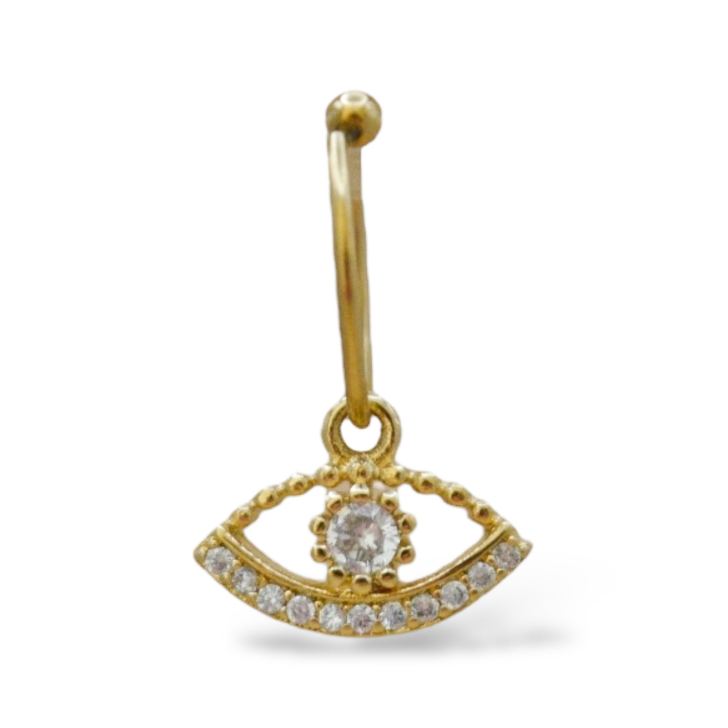 Piercing ojo zirconias shiny