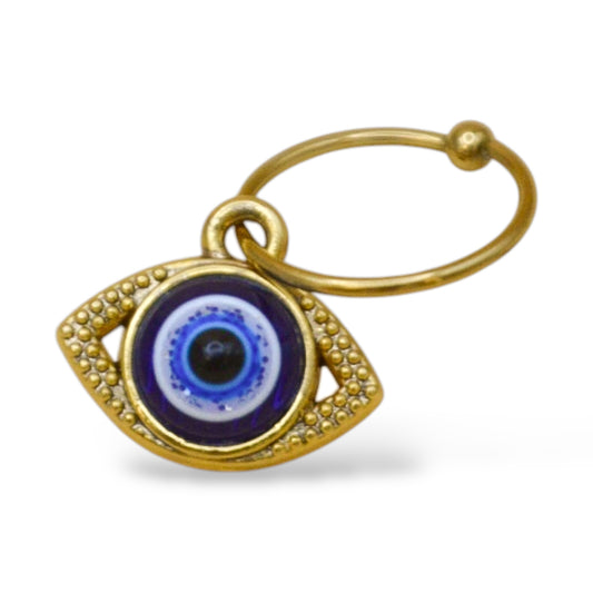 Piercing ojo turco azul mediano