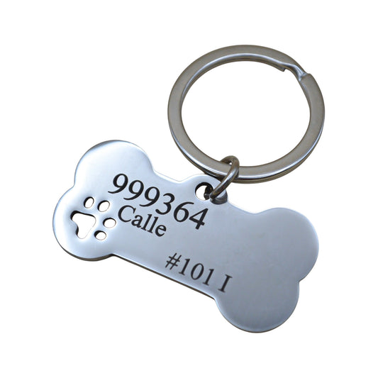 Placa de identificación para mascotas premium