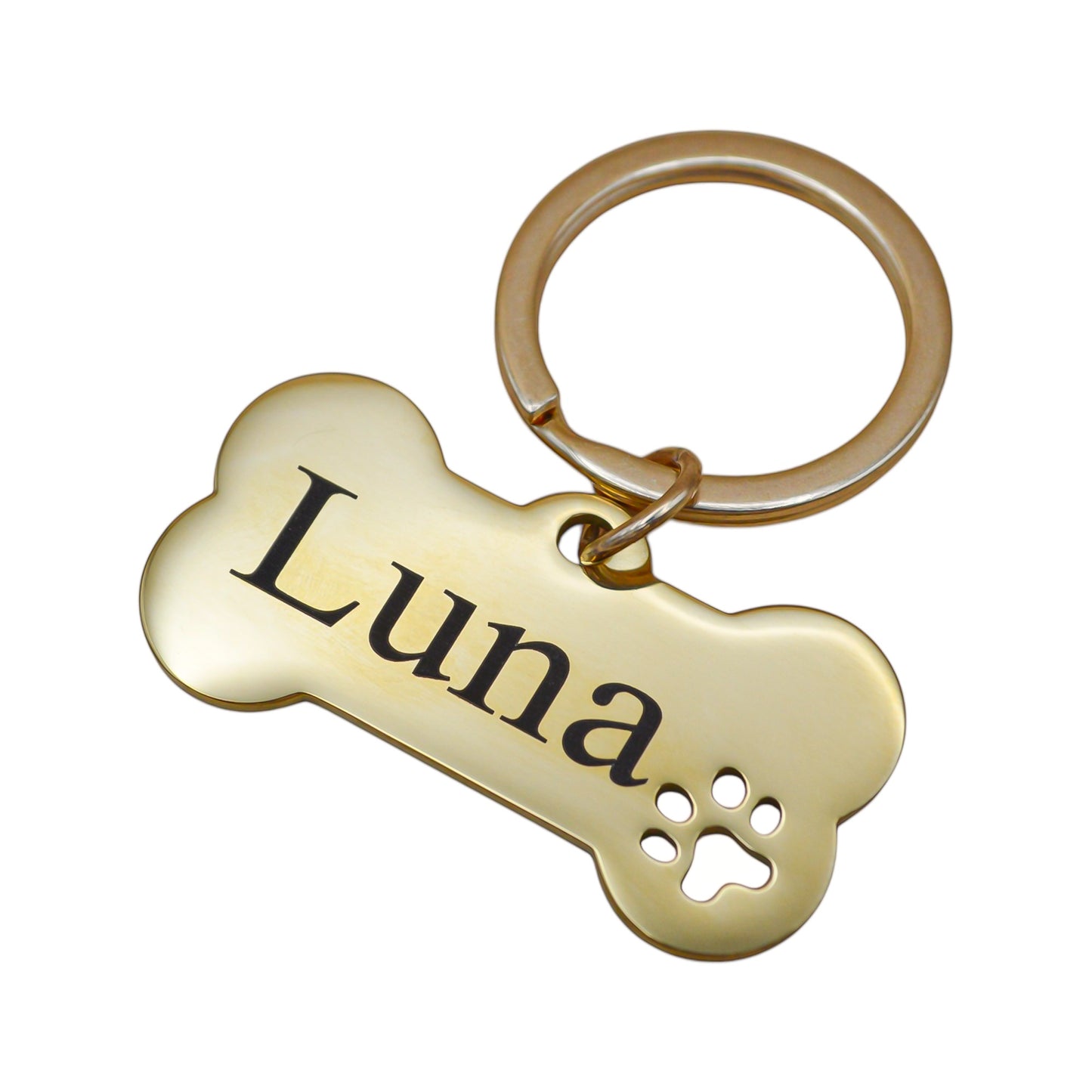 Placa de identificación para mascotas premium