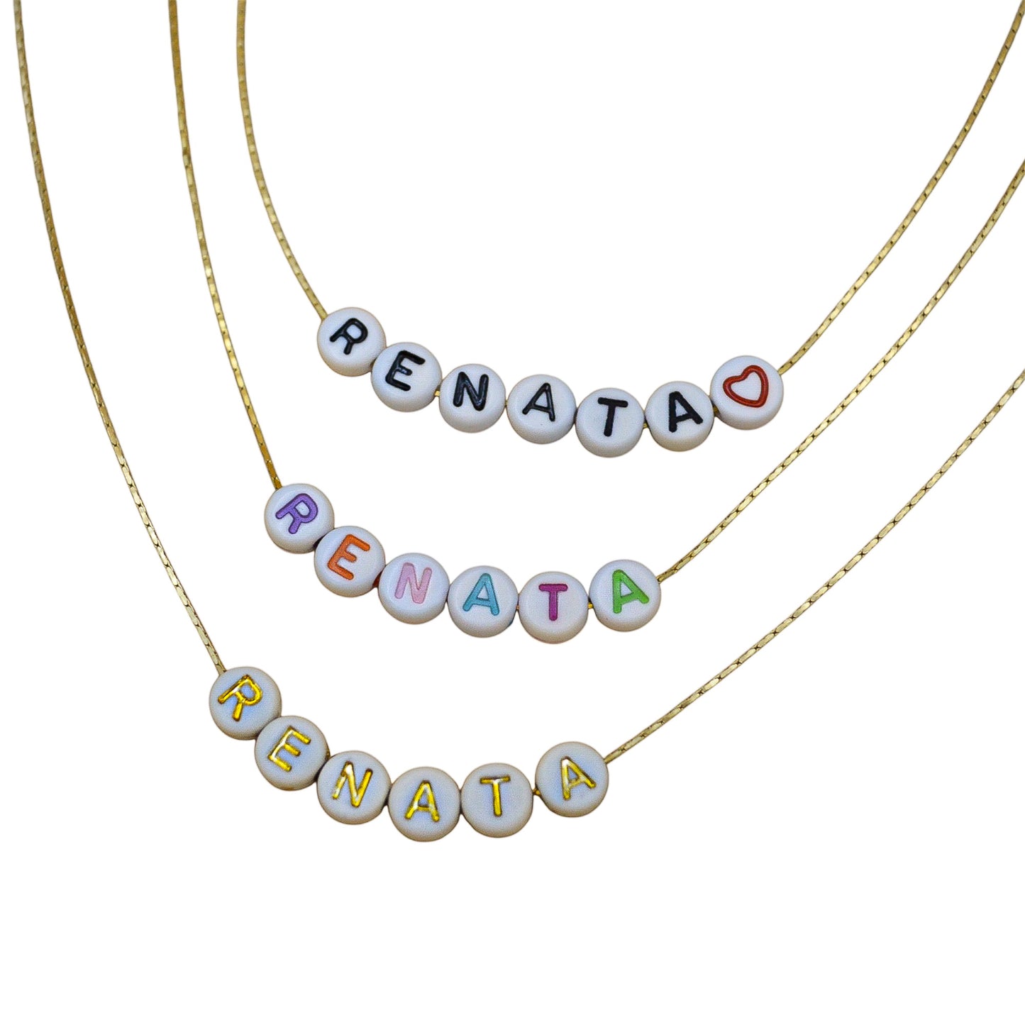 Collar personalizado acrílico circular