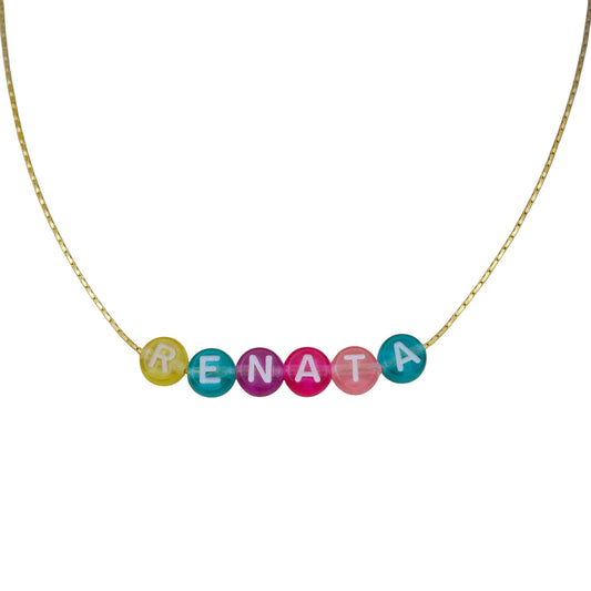 Collar personalizado acrílico circular