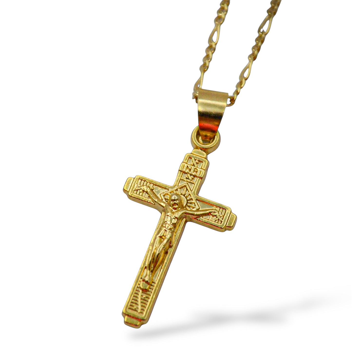 Collar cruz Cristo 3D