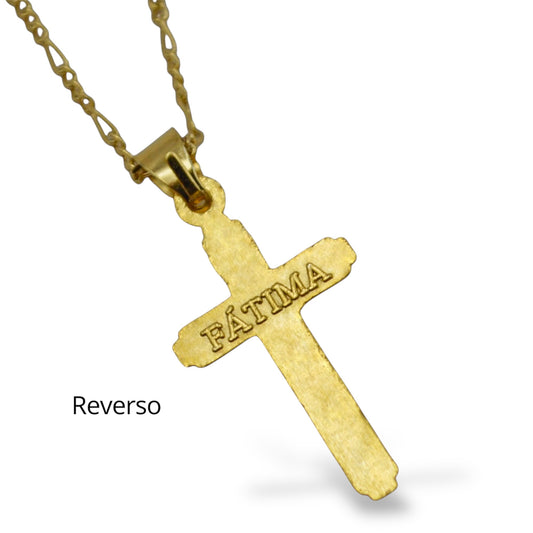 Collar cruz Cristo 3D