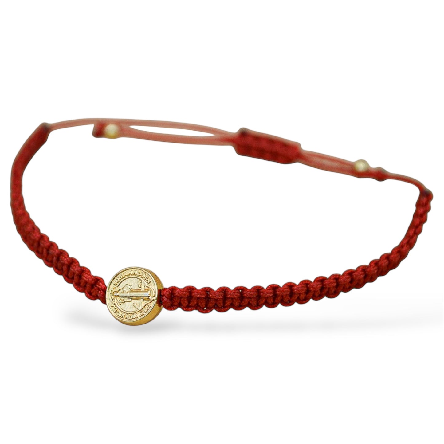 Pulsera San Benito de hilo tejida