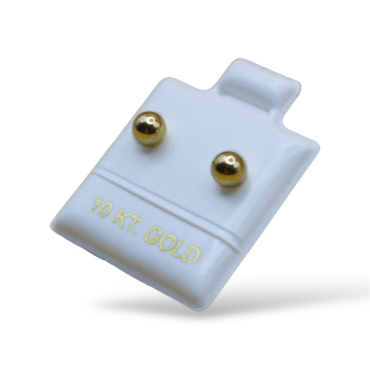 Broquel bola lisa #1 - Oro 10K