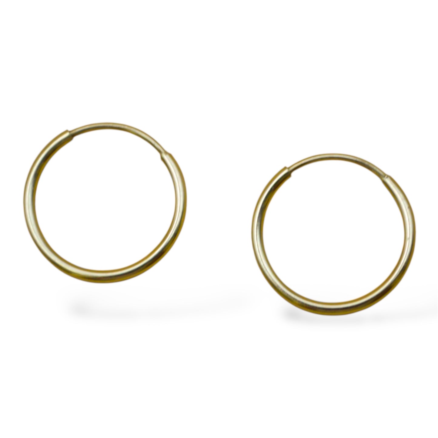 Arracada grande 1.2 cm - Oro 10K