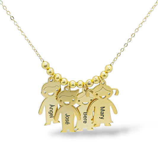 Collar niños personalizados gold