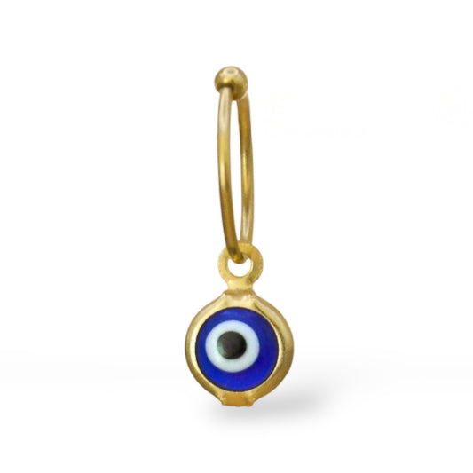 Piercing ojo turco azul chico