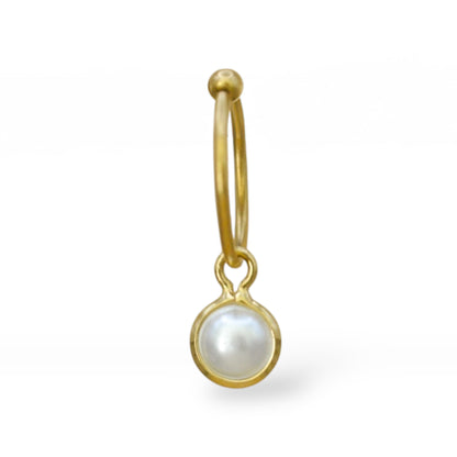 Piercing perla colgante