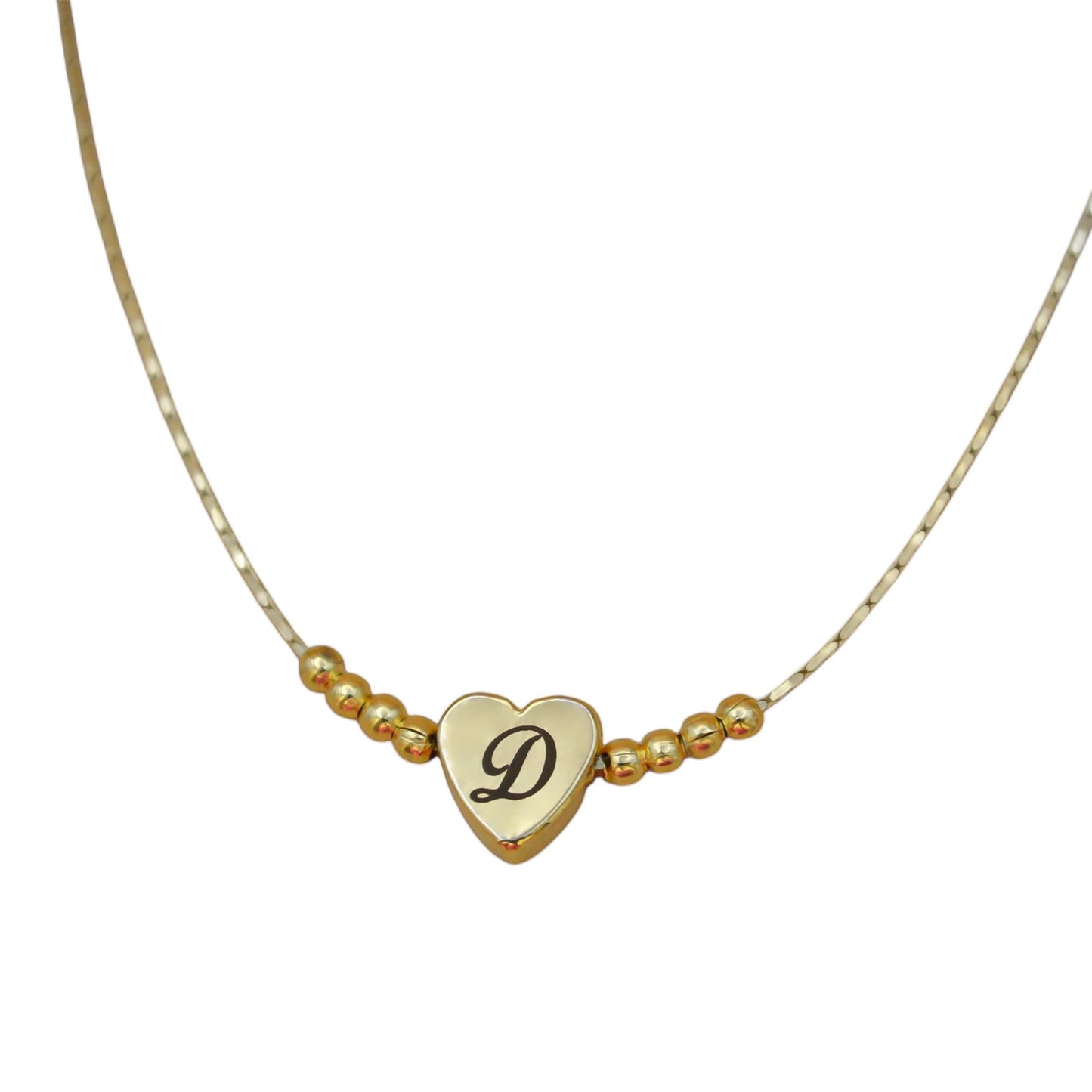 Collar personalizado corazón chico
