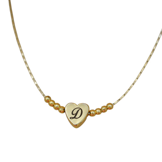 Collar personalizado corazón chico