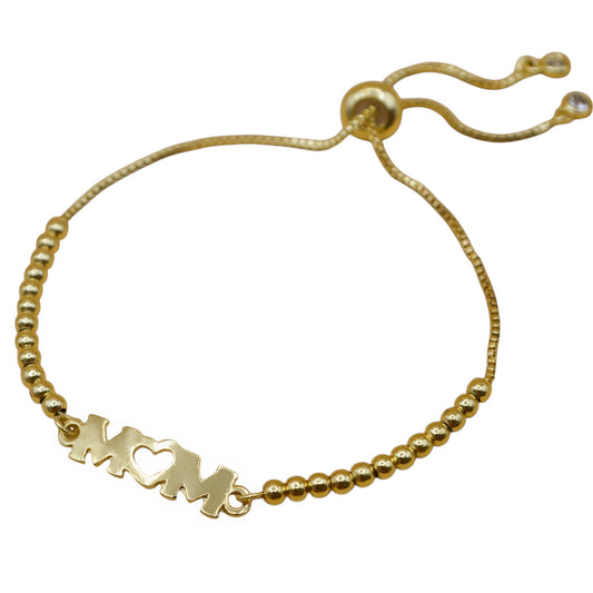 Pulsera gold MOM ajustable