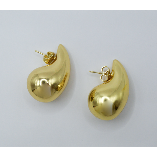 Aretes gota grande gold