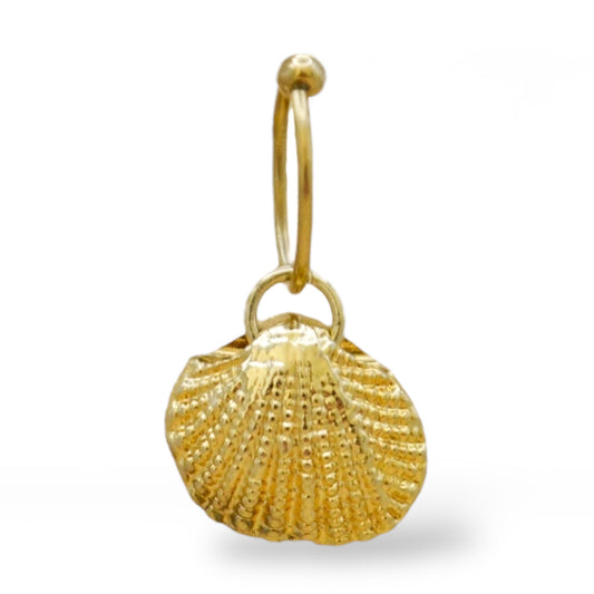 Piercing almeja basic gold