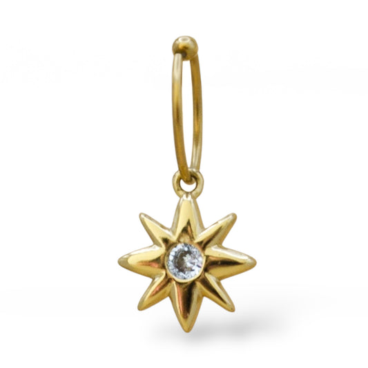 Piercing sol zirconia al centro