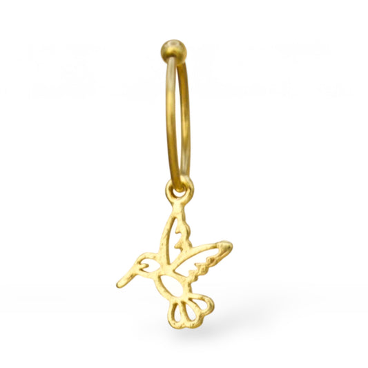 Piercing colibrí mini contorno