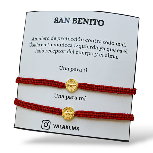 Pulsera San Benito tejida