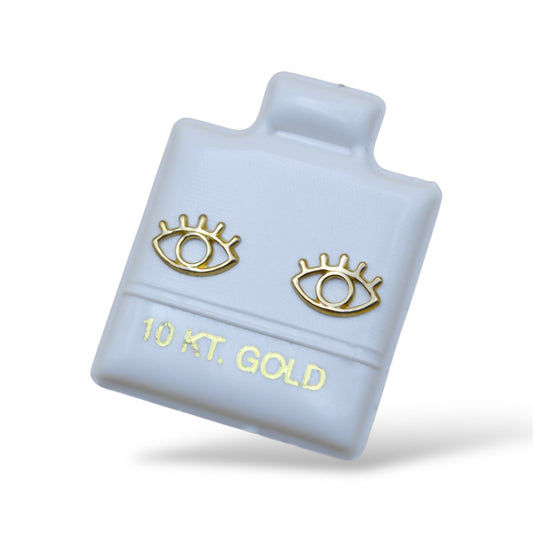 Broquel ojo contorno - Oro 10K