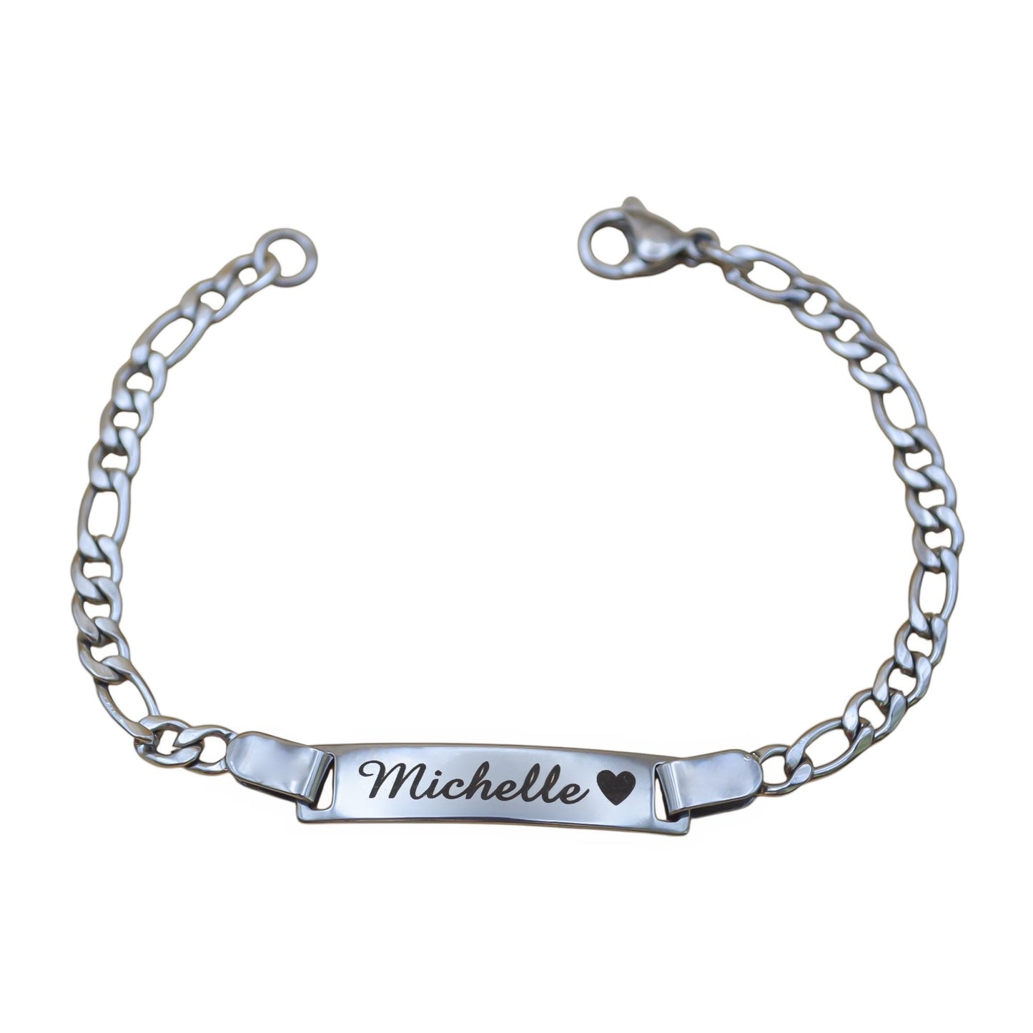 Esclava personalizada para niño/a o bebé acero inoxidable