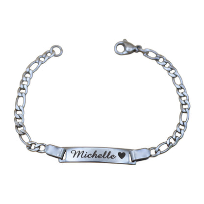 Esclava personalizada para niño/a o bebé acero inoxidable