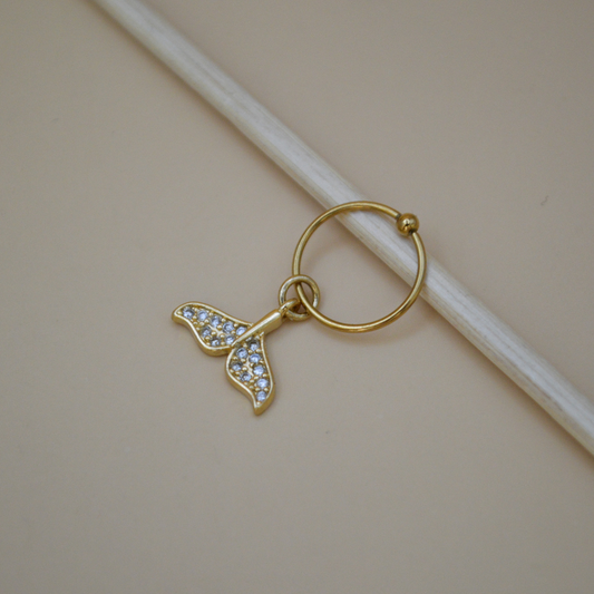 Piercing cola de sirena zirconias