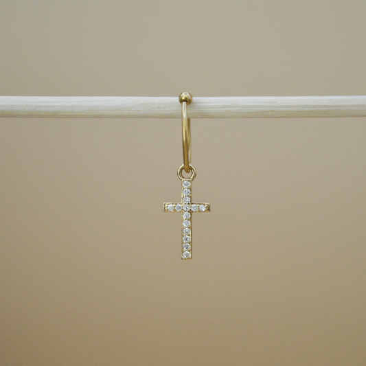 Piercing cruz mini zirconias