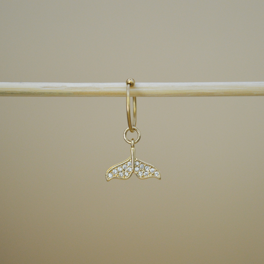 Piercing cola de sirena zirconias
