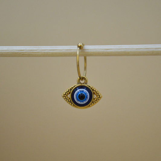 Piercing ojo turco azul mediano