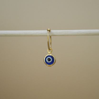 Piercing ojo turco azul chico