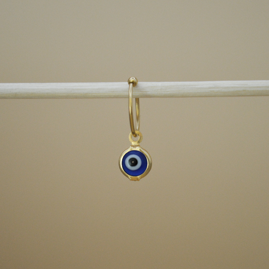Piercing ojo turco azul chico
