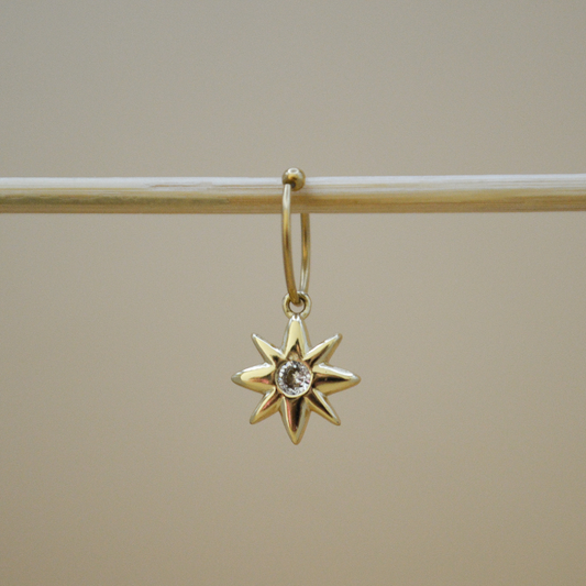 Piercing sol zirconia al centro