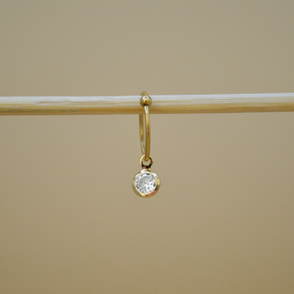 Piercing zirconia mini colgante