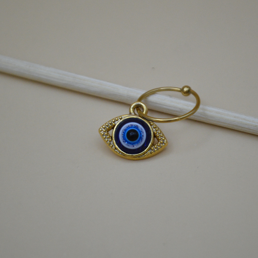 Piercing ojo turco azul mediano