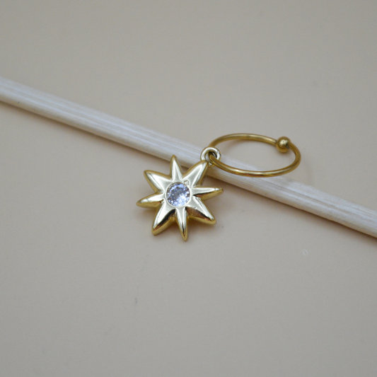Piercing sol zirconia al centro