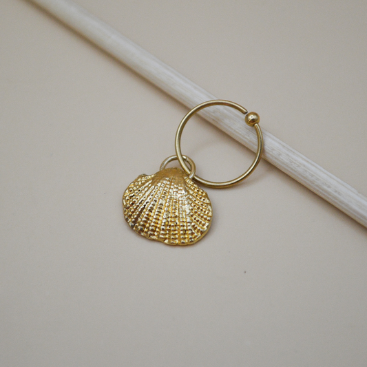 Piercing almeja basic gold