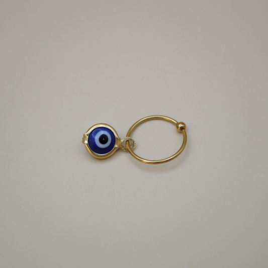 Piercing ojo turco azul chico