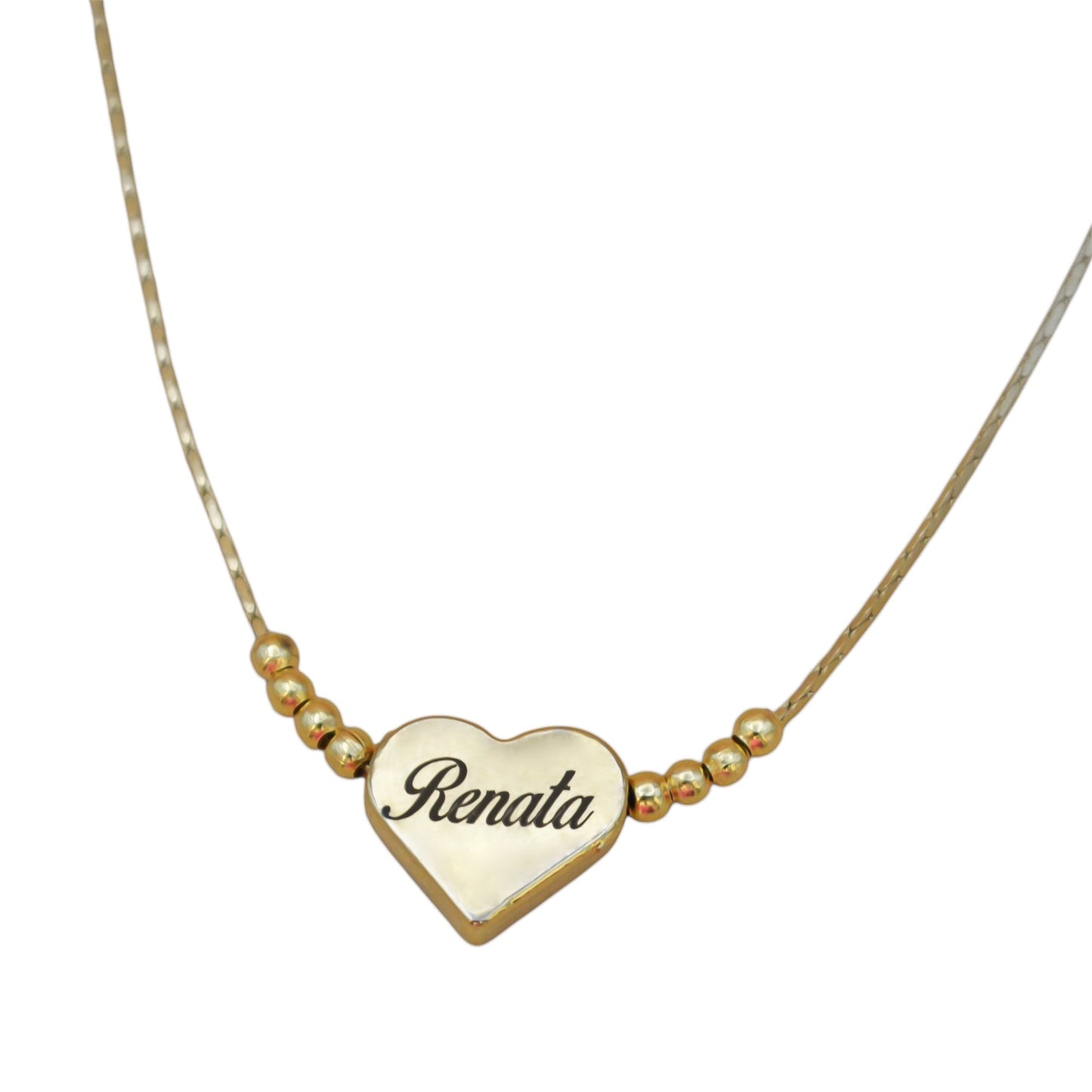 Collar personalizado corazón grande